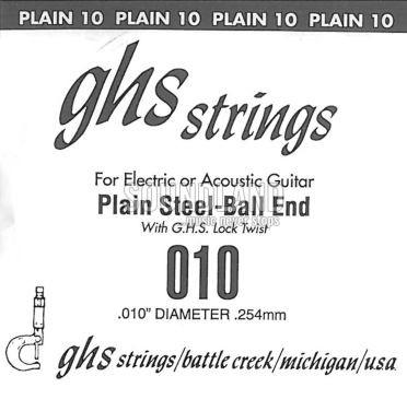 GHS Einzelsaite 010 plain