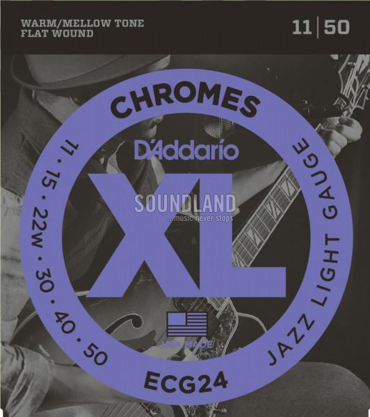 D'Addario ECG24 Chromes 011-050