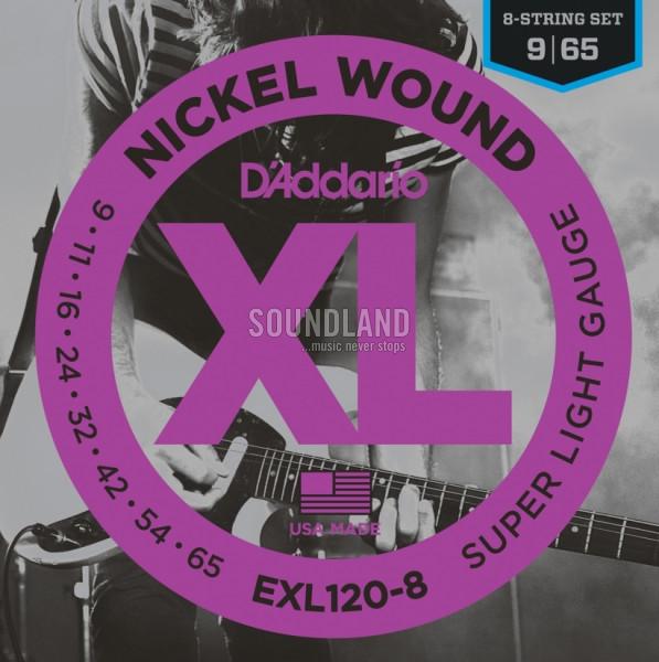 D'Addario EXL120-8 009-065