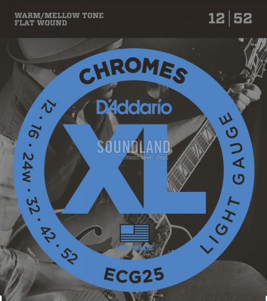 D'Addario ECG25 Chromes 012-052