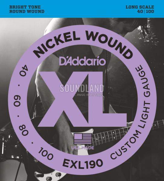 D'Addario EXL190 040-100