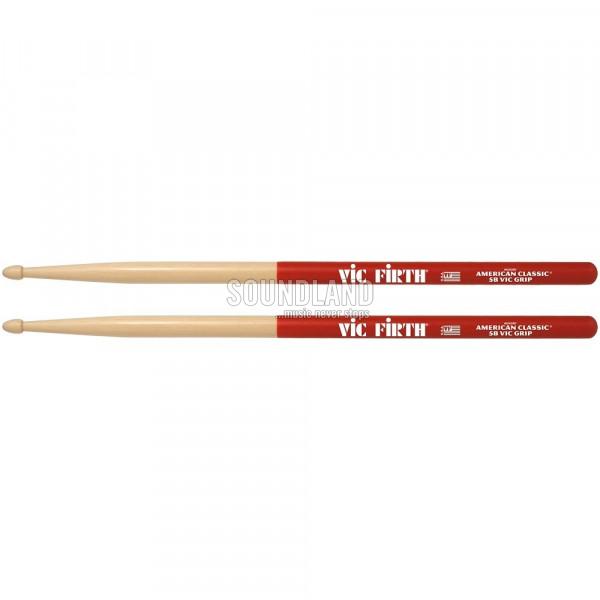 Vic Firth 5BVG Hickory VicGrip Drumsticks