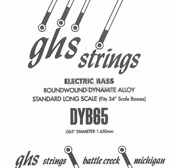 GHS Bass Einzelsaite 065