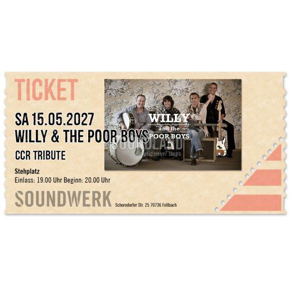 'Willy & The Poor Boys'' CCR Tribute 15.05.2027