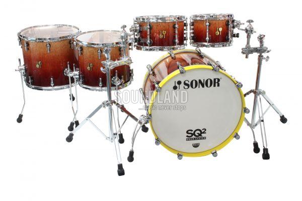 Sonor SQ2 22'' Birdseye Sunburst Fade 5-tlg Kesselsatz