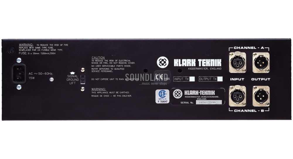KLARK-TEKNIK DN360 EVIオーディオ輸入品国内100V Klark Teknik DN-360 | Soundland