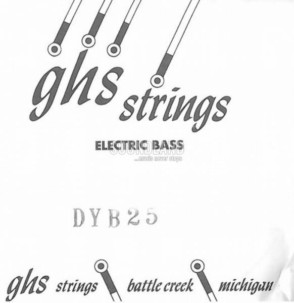 GHS Bass Einzelsaite 025