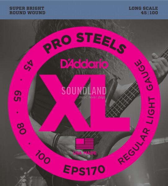 D'Addario EPS170 Pro Steels 045-100