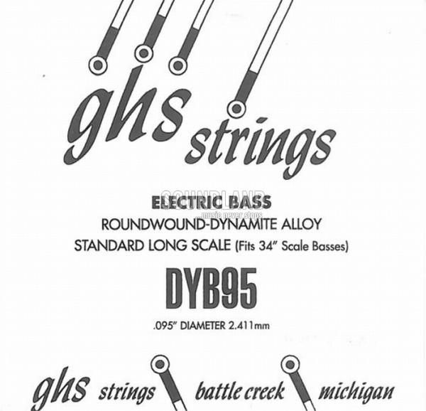 GHS Bass Einzelsaite 095