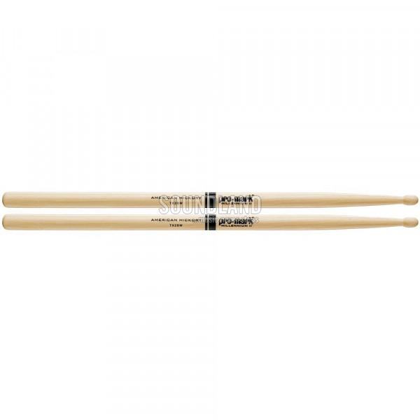Pro Mark TX2BW Hickory 2B Wood Tip Drumsticks