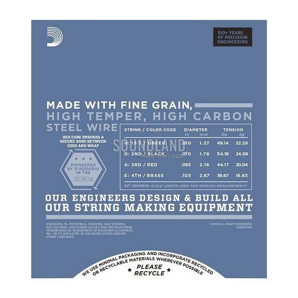 D'Addario EPS160 Pro Steels 050-105