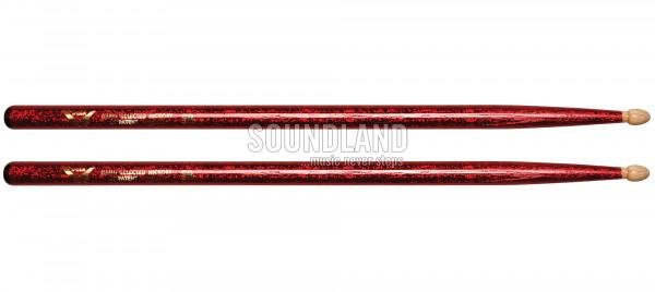 Vater VCR5B Color Wrap 5B Red Sparkle Drumsticks