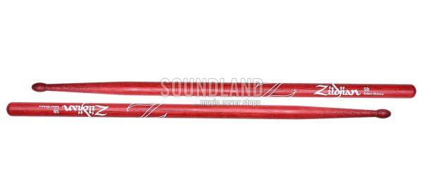 Zildjian 5A Hickory Wood Tip Drumsticks Red