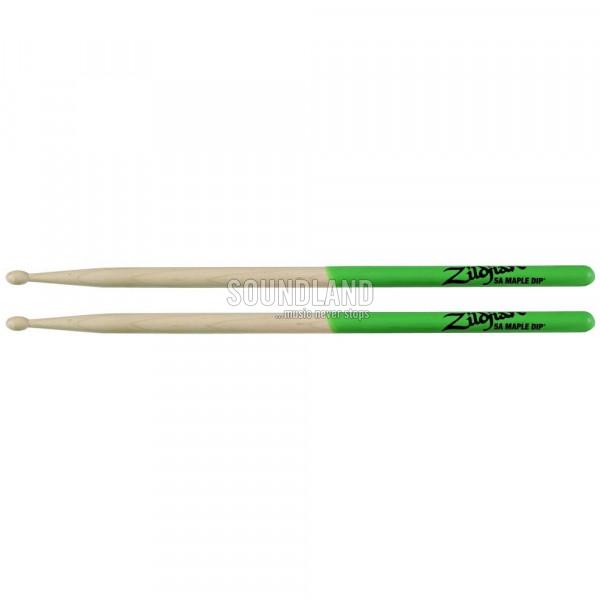 Zildjian 5AMDG Green Dip 5A Wood Tip Drumsticks
