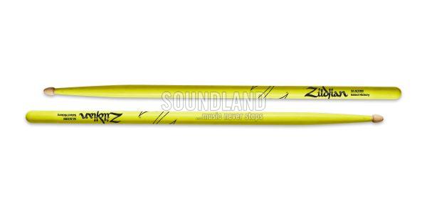 Zildjian 5A Acorn Hickory WT Neon Yellow