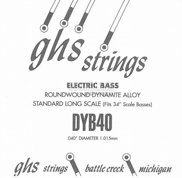 GHS Bass Einzelsaite 040