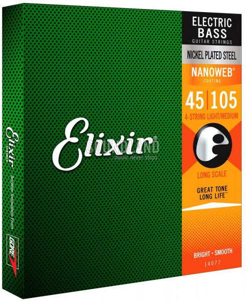 Elixir 14077 Bass NP 045-105