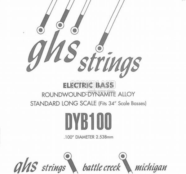 GHS Bass Einzelsaite 100