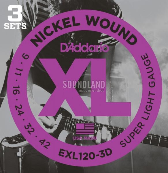 D'Addario EXL120-3D 009-042