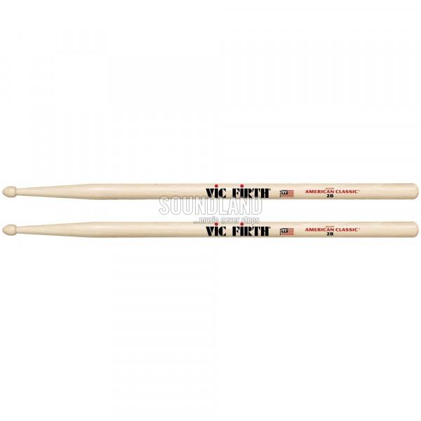 Vic Firth 2B American Classic Hickory Drumsticks