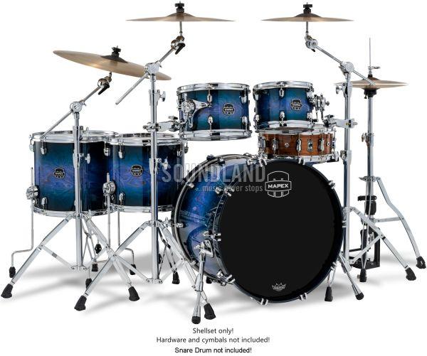 Mapex Saturn VI Stage+ Shellset - Cobalt Burst