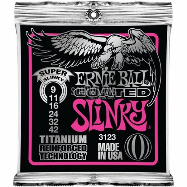 Ernie Ball 3123 Coated Super Slinky 009/042