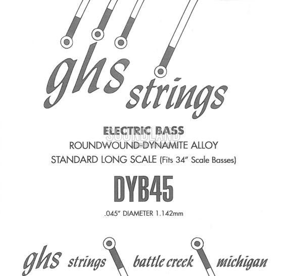 GHS Bass Einzelsaite 045