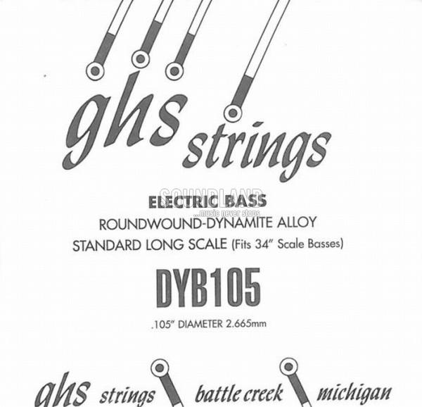 GHS Bass Einzelsaite 105