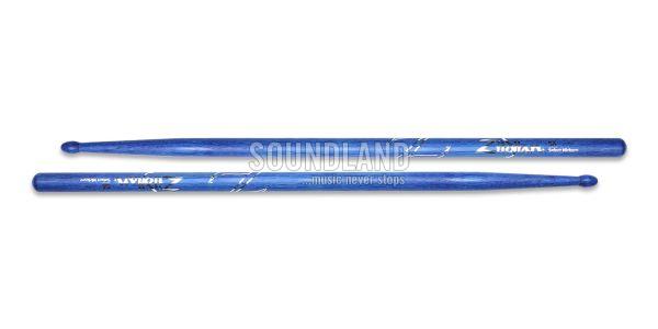 Zildjian 5A Hickory Wood Tip Drumsticks Blue