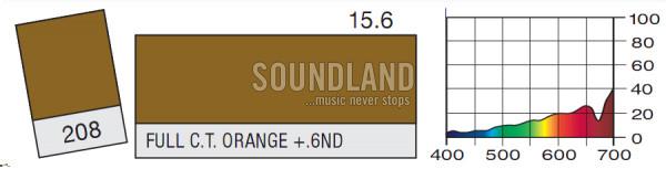 LEE 208 Farbfilter C.T.Orange